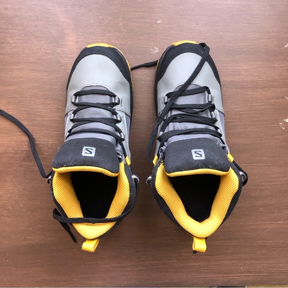 Salomon Outward CSWP J Hiking Boots kids size 4 - Picture 4 of 5